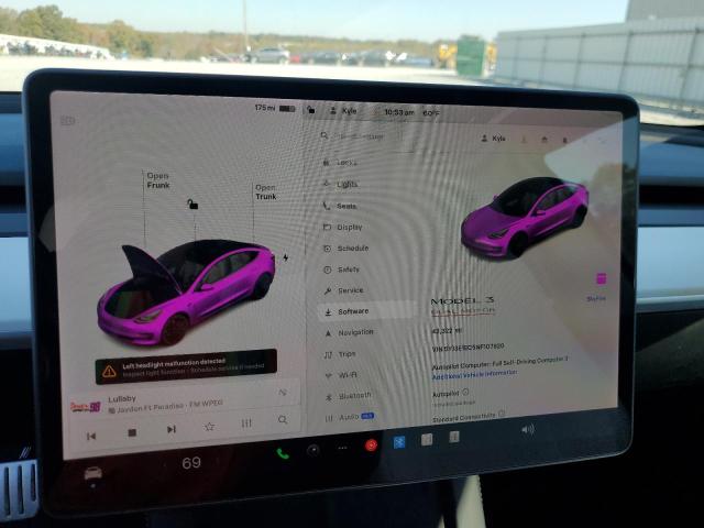 90308715 :رقم المزاد ، 5YJ3E1EC5NF107920 vin ، 2022 Tesla Model 3 مزاد بيع