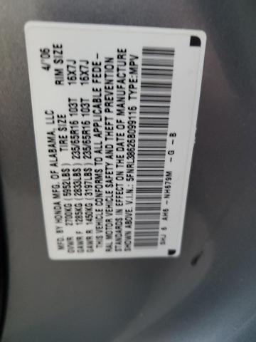 2006 Honda Odyssey მანქანა იყიდება აუქციონზე, vin: 5FNRL38626B099116, აუქციონის ნომერი: 92057875