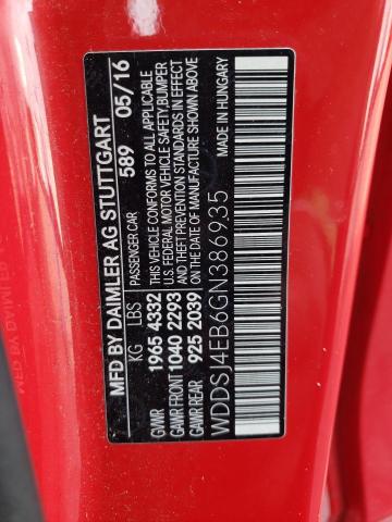 2016 Mercedes-benz Cla 250 მანქანა იყიდება აუქციონზე, vin: WDDSJ4EB6GN386935, აუქციონის ნომერი: 90847805