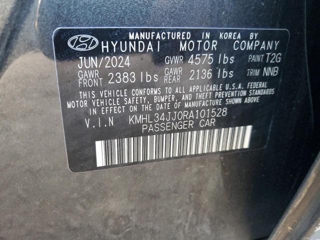 Aukcja sprzedaży 2024 Hyundai Sonata Hyb, vin: KMHL34JJ0RA101528, numer aukcji: 92071435