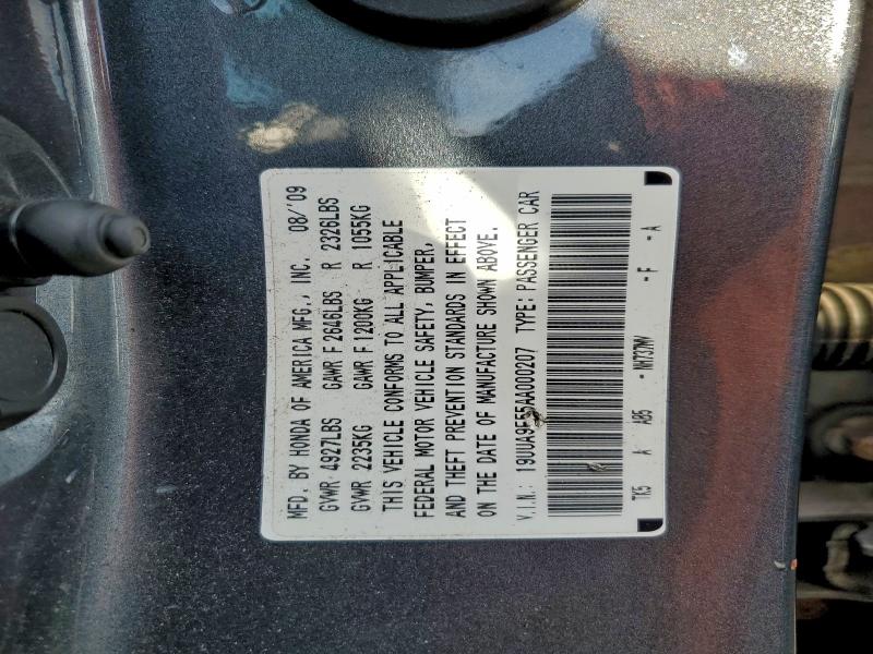 2010 Acura Tl მანქანა იყიდება აუქციონზე, vin: 19UUA9F55AA000207, აუქციონის ნომერი: 94087785