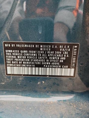 93334205 :رقم المزاد ، 3VW547AU1JM295416 vin ، 2018 Volkswagen Gti مزاد بيع
