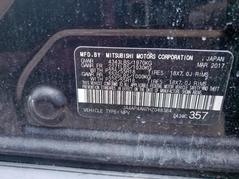Aukcja sprzedaży 2017 Mitsubishi Outlander Sport, vin: JA4AP4AW7HZ048364, numer aukcji: 93049635