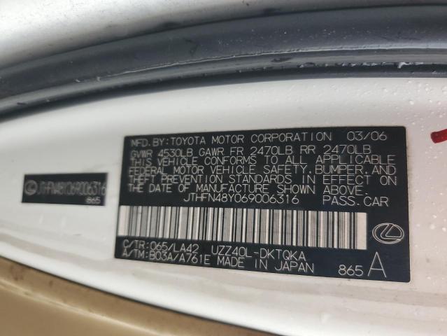 Продаж на аукціоні авто 2006 Lexus Sc 430, vin: JTHFN48Y069006316, номер лоту: 94794995