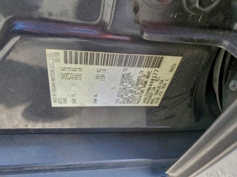 Продаж на аукціоні авто 2009 Nissan Alitma, vin: 1N4AL21E99N448177, номер лоту: 94088595
