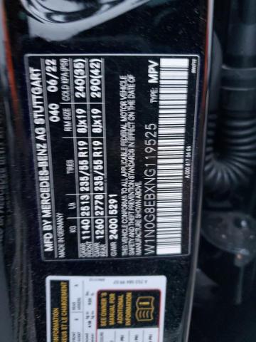 Продаж на аукціоні авто 2022 Mercedes-benz Glc, vin: W1N0G8EBXNG119525, номер лоту: 93186605