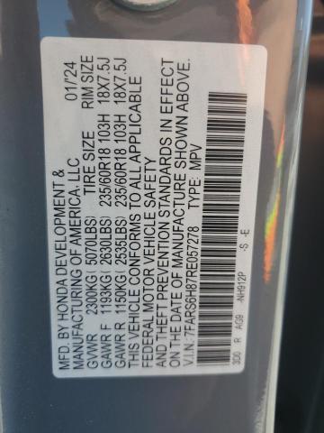Aukcja sprzedaży 2024 Honda Cr-v Sport, vin: 7FARS6H87RE057278, numer aukcji: 90747475