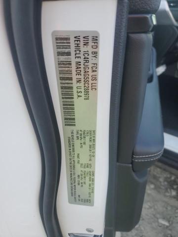 2025 Jeep Grand Cher მანქანა იყიდება აუქციონზე, vin: 1C4RJGAG5SC288978, აუქციონის ნომერი: 93064035