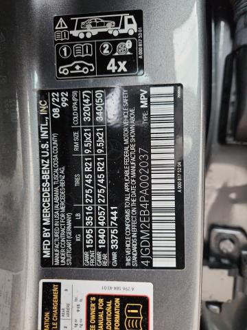 Aukcja sprzedaży 2023 Mercedes-benz Eqs Suv, vin: 4JGDM2EB4PA002037, numer aukcji: 93525995