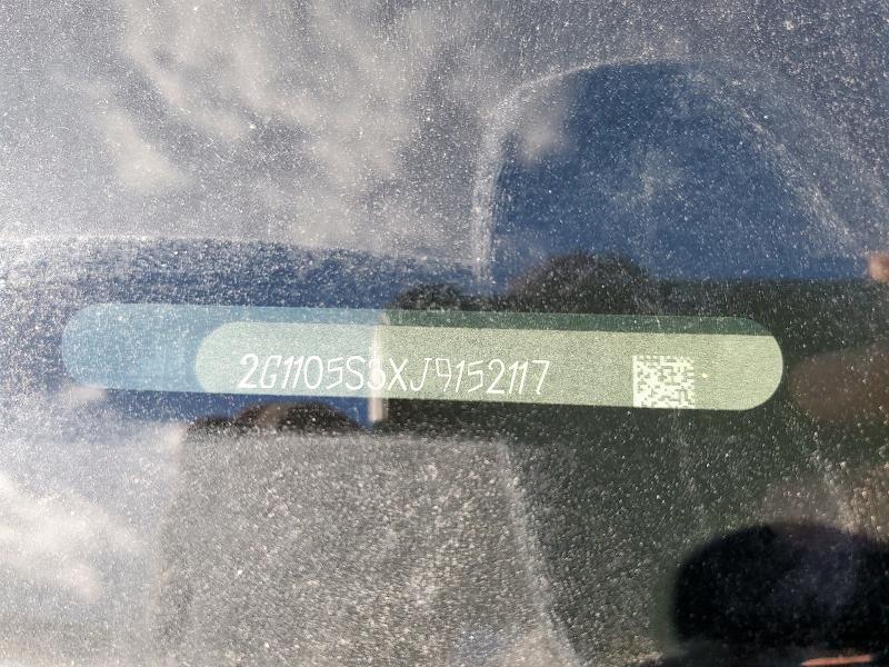 2018 Chevrolet Impala Lt მანქანა იყიდება აუქციონზე, vin: 2G1105S3XJ9152117, აუქციონის ნომერი: 92719555