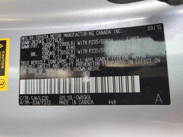 2015 Lexus Rx 450h მანქანა იყიდება აუქციონზე, vin: 2T2ZB1BA6FC005047, აუქციონის ნომერი: 91720465