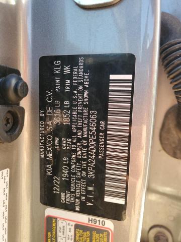 Продаж на аукціоні авто 2023 Kia Rio, vin: 3KPA24AD0PE546063, номер лоту: 91034465