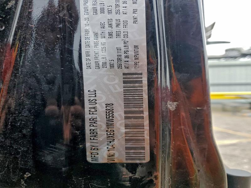 94600565 :رقم المزاد ، 1C4HJXEG1MW555878 vin ، 2021 Jeep Wrangler Unlimited مزاد بيع