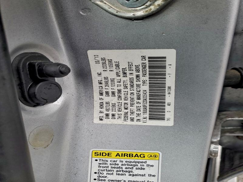 Продажа на аукционе авто 2013 Acura Tl, vin: 19UUA9F52DA005434, номер лота: 94457845