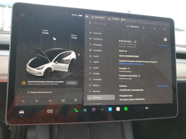 Aukcja sprzedaży 2022 Tesla Model 3, vin: 5YJ3E1EB0NF351921, numer aukcji: 92837385
