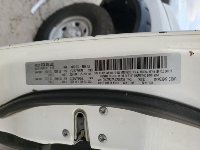 2018 Ram 2500 St მანქანა იყიდება აუქციონზე, vin: 3C6TR5CT8JG306678, აუქციონის ნომერი: 92815395