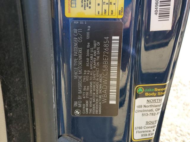 Продаж на аукціоні авто 2011 Bmw 328, vin: WBADW7C58BE726854, номер лоту: 91890285