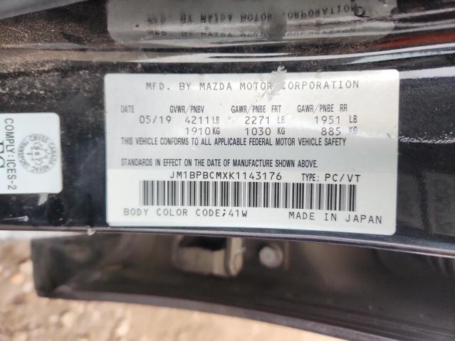 Aukcja sprzedaży 2019 Mazda 3, vin: JM1BPBCMXK1143176, numer aukcji: 92484435