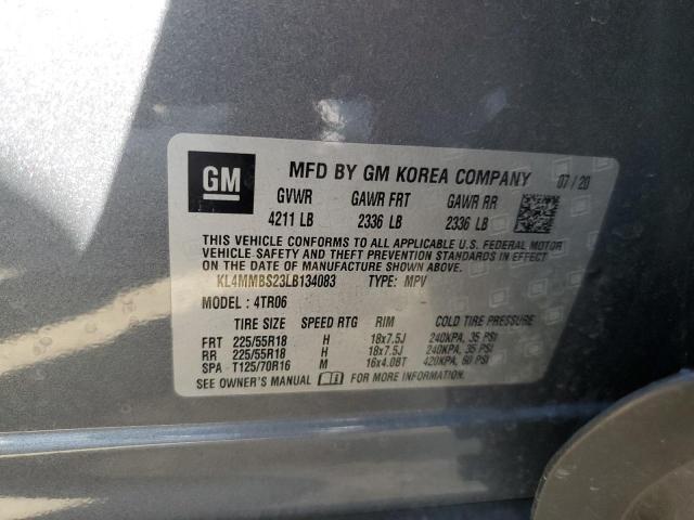 Aukcja sprzedaży 2020 Buick Encore Gx, vin: KL4MMBS23LB134083, numer aukcji: 92220625