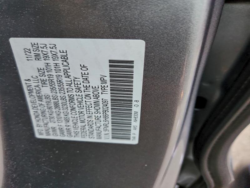 Aukcja sprzedaży 2023 Honda Odyssey, vin: 5FNRL6H86PB024097, numer aukcji: 94447455