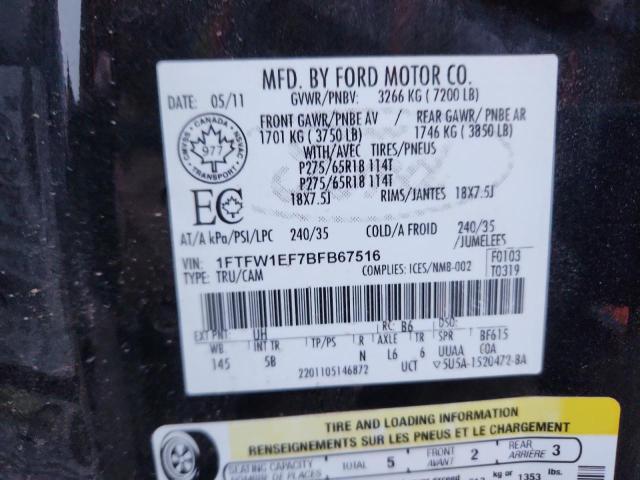 Aukcja sprzedaży 2011 Ford F150 Super, vin: 1FTFW1EF7BFB67516, numer aukcji: 93703655