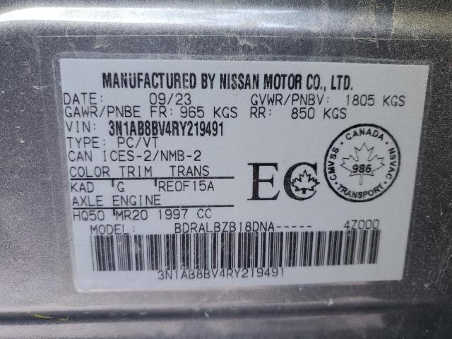 91695955 :رقم المزاد ، 3N1AB8BV4RY219491 vin ، 2024 Nissan Sentra S مزاد بيع