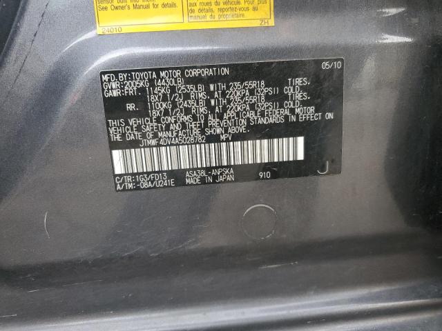 Продажа на аукционе авто 2010 Toyota Rav4 Sport, vin: JTMWF4DV4A5028782, номер лота: 92455695