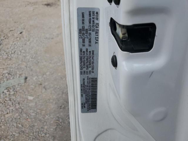2020 Ram Promaster მანქანა იყიდება აუქციონზე, vin: ZFBHRFAB7L6S12071, აუქციონის ნომერი: 92079225