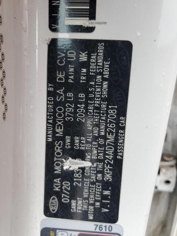 Продаж на аукціоні авто 2021 Kia Forte, vin: 3KPF24AD7ME267081, номер лоту: 91190975