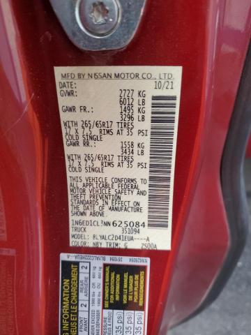 Продажа на аукционе авто 2022 Nissan Frontier, vin: 1N6ED1CL3NN625084, номер лота: 92306505