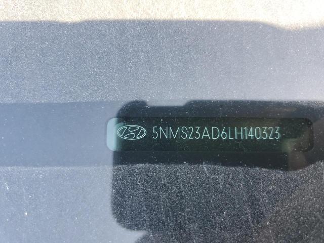 2020 Hyundai Santa Fe მანქანა იყიდება აუქციონზე, vin: 5NMS23AD6LH140323, აუქციონის ნომერი: 92512905
