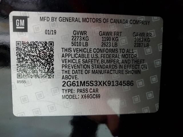 Продажа на аукционе авто 2019 Cadillac Xts Luxury, vin: 2G61M5S3XK9134586, номер лота: 92567335