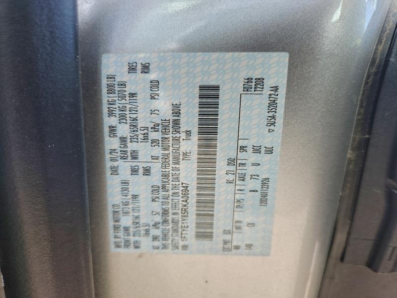 Aukcja sprzedaży 2024 Ford Transit T-, vin: 1FTYE1Y85RKA06947, numer aukcji: 93263775