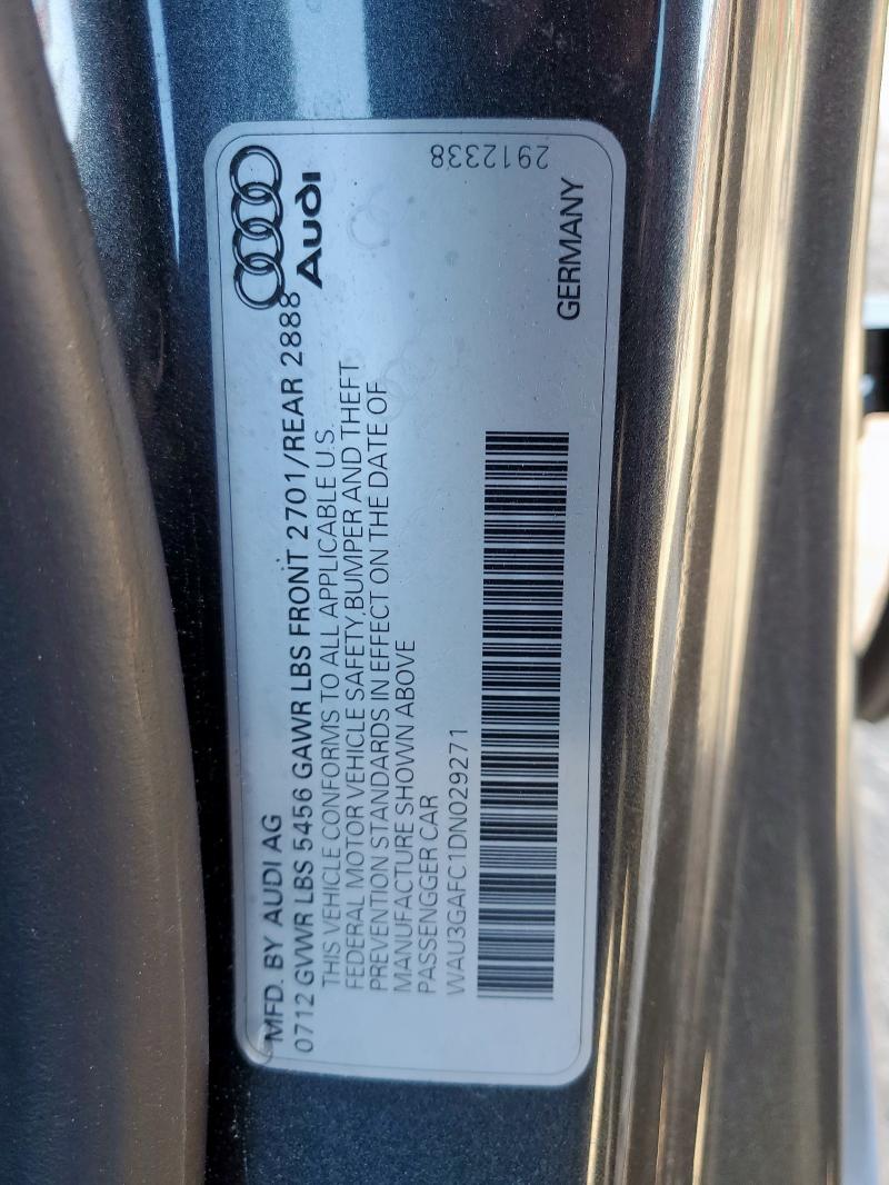 Aukcja sprzedaży 2013 Audi A7 Prestig, vin: WAU3GAFC1DN029271, numer aukcji: 82671365