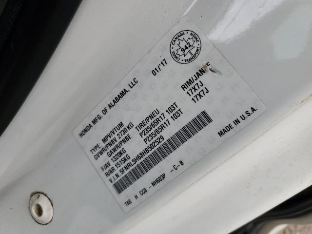 2017 Honda Odyssey Ex მანქანა იყიდება აუქციონზე, vin: 5FNRL5H68HB502529, აუქციონის ნომერი: 89897155