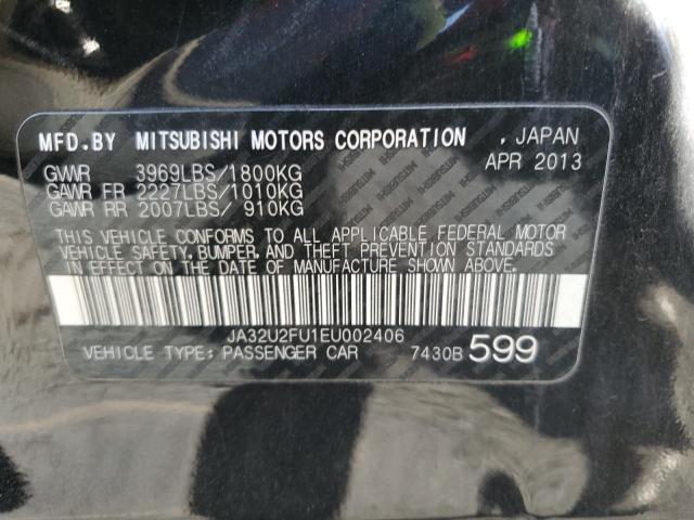 Продаж на аукціоні авто 2014 Mitsubishi Lancer, vin: JA32U2FU1EU002406, номер лоту: 91449975