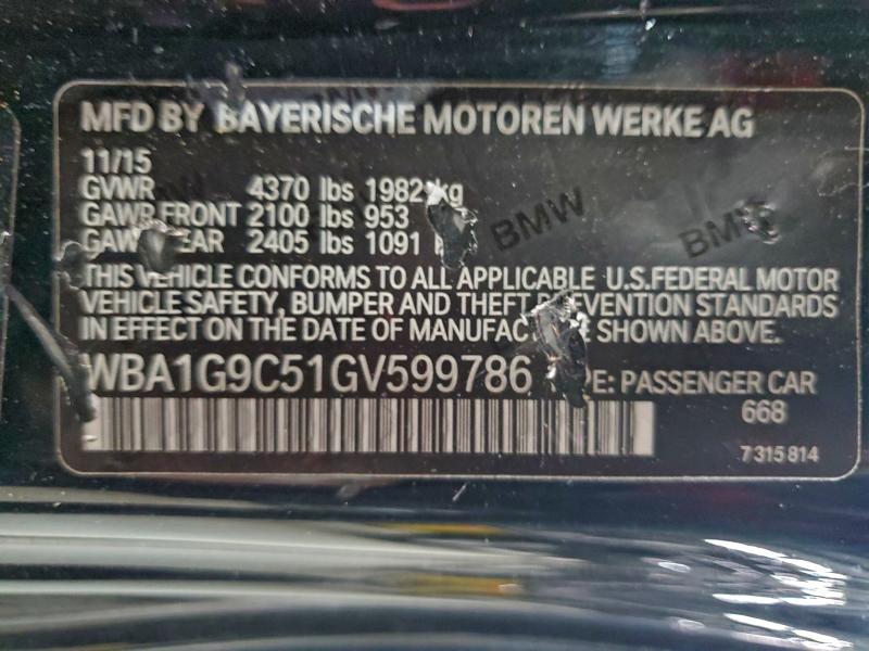 Продажа на аукционе авто 2016 Bmw 228 Xi Sul, vin: WBA1G9C51GV599786, номер лота: 93894325