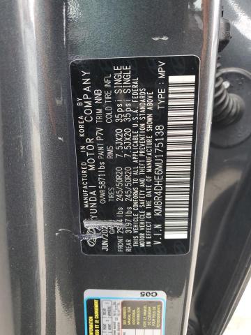 2021 Hyundai Palisade მანქანა იყიდება აუქციონზე, vin: KM8R4DHE6MU175138, აუქციონის ნომერი: 93709775