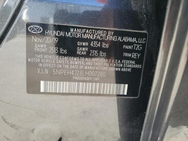 Продажа на аукционе авто 2020 Hyundai Sonata, vin: 5NPEH4J23LH007280, номер лота: 91624735