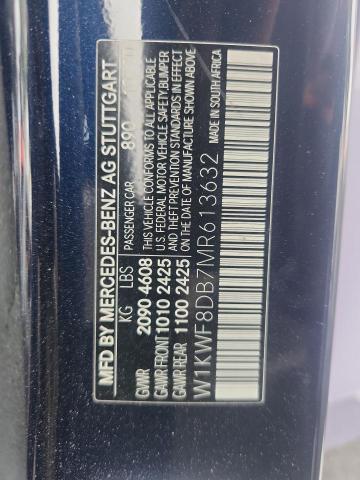 Aukcja sprzedaży 2021 Mercedes-benz C 300, vin: W1KWF8DB7MR613632, numer aukcji: 93016975