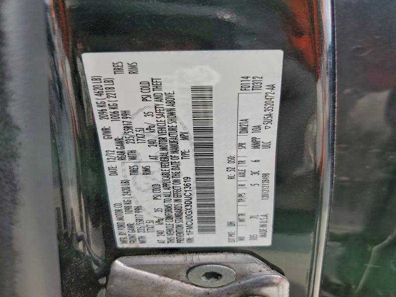 Продажа на аукционе авто 2013 Ford Escape Se, vin: 1FMCU0GX3DUC13619, номер лота: 93323735