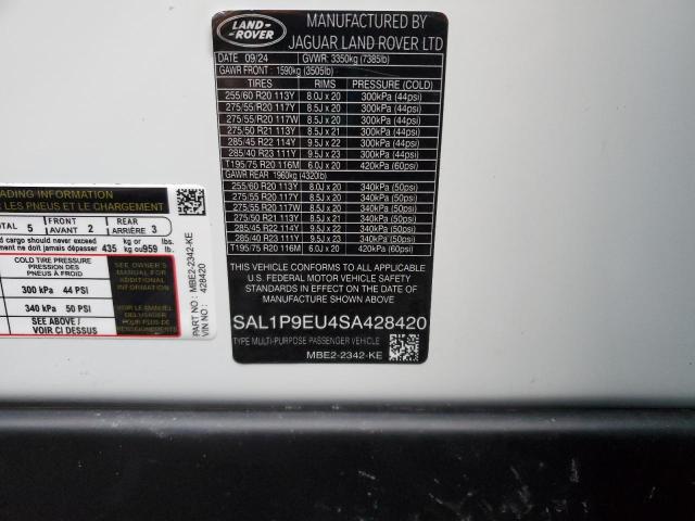 Продаж на аукціоні авто 2024 Land Rover Range Rover Sport, vin: SAL1P9EU9RA180854, номер лоту: 90271635