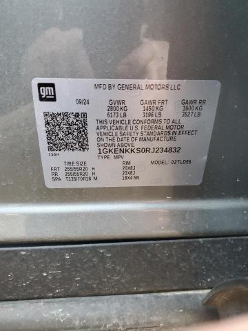 Aukcja sprzedaży 2024 Gmc Acadia, vin: 1GKENKKS0RJ234832, numer aukcji: 85436875