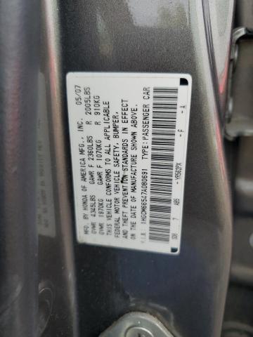 Продаж на аукціоні авто 2007 Honda Accord, vin: 1HGCM66547A080691, номер лоту: 93280975