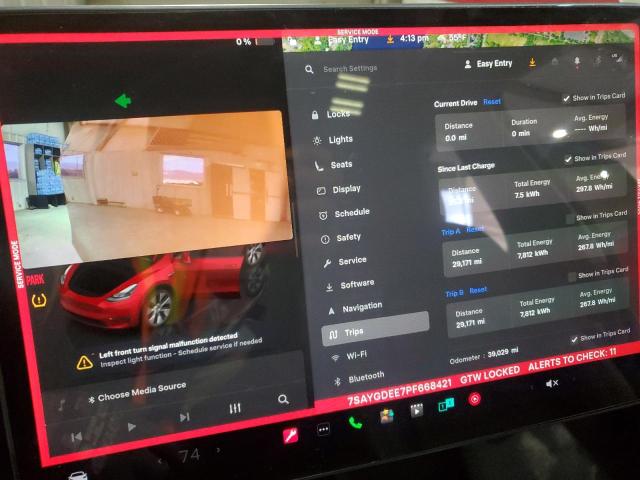 Продажа на аукционе авто 2023 Tesla Model Y, vin: 7SAYGDEE7PF668421, номер лота: 90459325