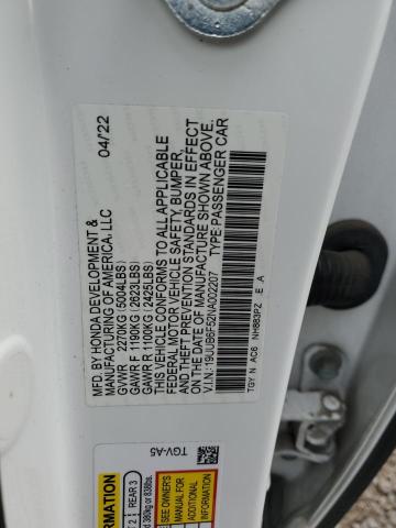 2022 Acura Tlx მანქანა იყიდება აუქციონზე, vin: 19UUB6F52NA002207, აუქციონის ნომერი: 91665335