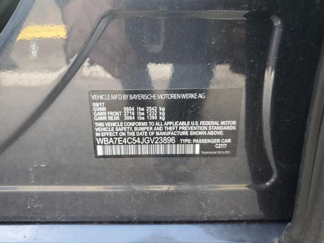 Продажа на аукционе авто 2018 Bmw 740 Xi, vin: WBA7E4C54JGV23896, номер лота: 81189055