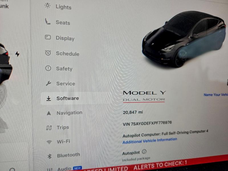 Aukcja sprzedaży 2023 Tesla Model Y, vin: 7SAYGDEFXPF776976, numer aukcji: 92810905