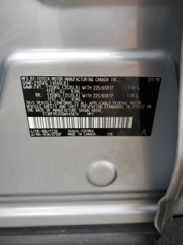 Продажа на аукционе авто 2016 Toyota Rav4, vin: 2T3RFREV2GW445814, номер лота: 91559495