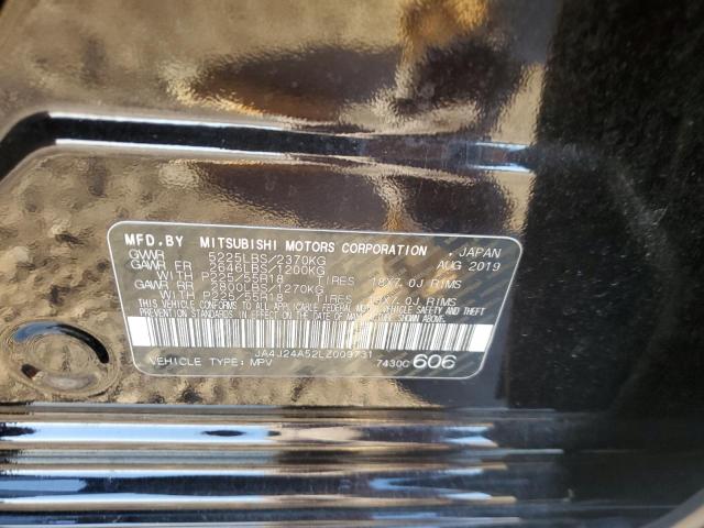 Aukcja sprzedaży 2020 Mitsubishi Outlander, vin: JA4J24A52LZ009731, numer aukcji: 90615465
